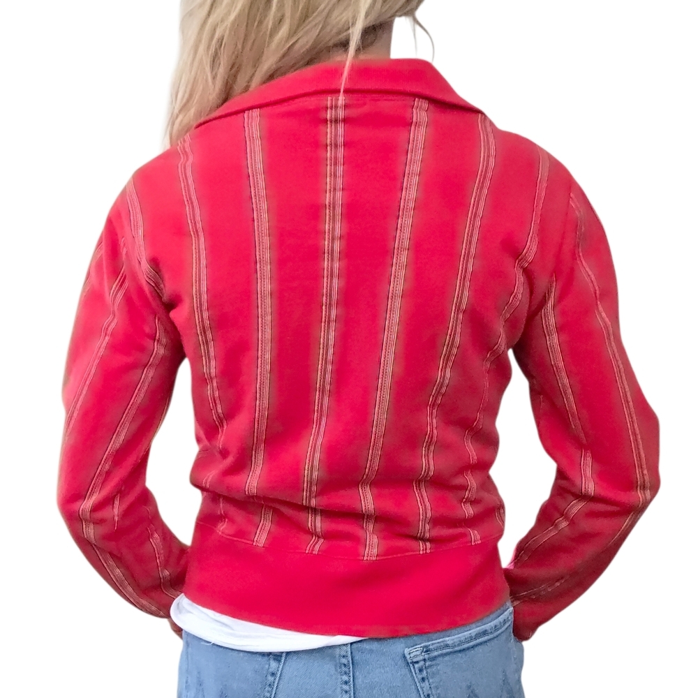 Vintage Custo Barcelona Embroidered Zip Jacket Size 4 Boho Festival Y2K - Picture 2 of 9